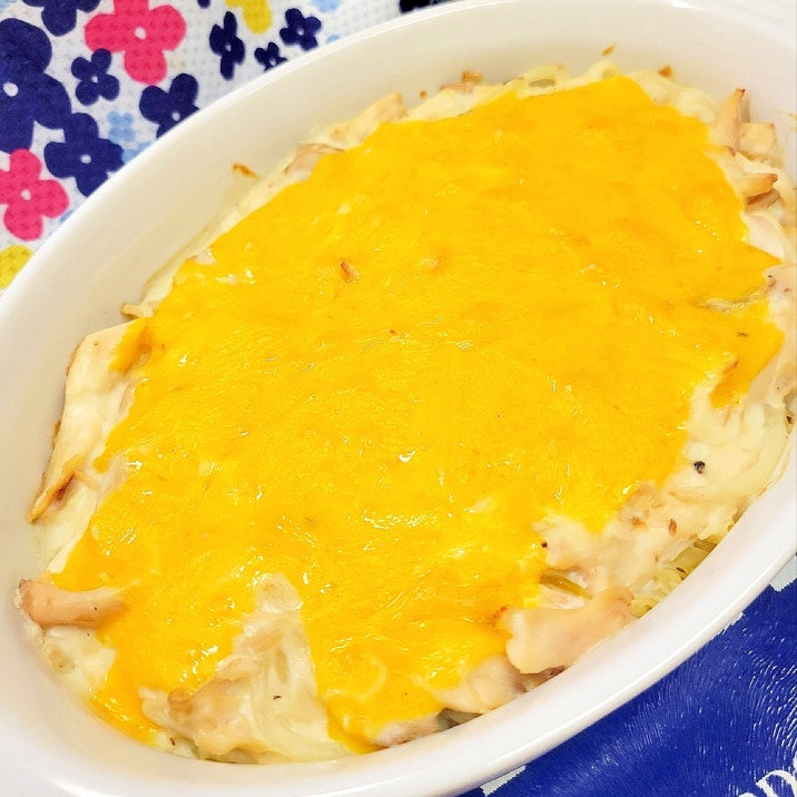 簡単♪(^^)チキングラタン♪コストコチキン活用♪